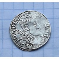 Трояк 1597 год  Польша