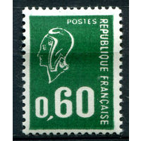 Франция - 1974г. - стандартный выпуск, Марианна, 0,6 Fr - 1 марка - MH [Mi A 1888]. #2-Fr-35-A-1