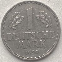 Германия 1 марка 1950 г. D
