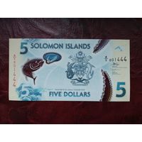 5 долларов Соломоновы острова 2019 г.