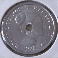 Лаос. 10 сантимов  1952 года.