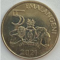 Эсватини (Свазиленд) 5 эмалангени 2021 г.