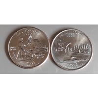 Квотер (25 центов) 2005 Калифорния D. Миннесота D. Cостояние!