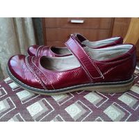 Туфли девичьи, р-р 36, натуральная кожа