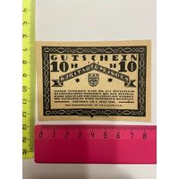 Австрия нотгельд 10 Курфштадт - 2301