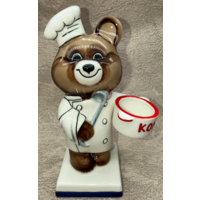 Статуэтка Олимпийский Мишка Повар Вербилки
