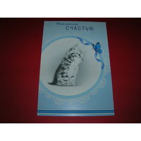 Моему маленькому счастью Котенок Россия Империя поздравлений Двойная чистая