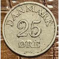 Монета 25 эре 1951 год. Дания. Король Фредерик IX