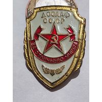 Значок " ДОСААФ   т.м. сломана заколка "
