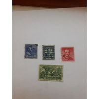 Марки США (Лауреат Нобелевской премии мира 1906 Т. Рузвельт)