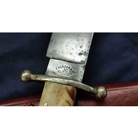 Редкий нож 19 века.Solingen.F.Herder Оригинал.Ножны кожа.