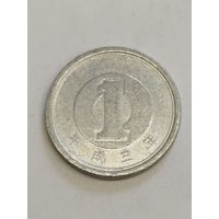 Япония 1 йена 1991