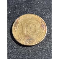 ФРГ 10 пфеннигов 1976 D
