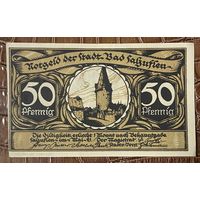 Нотгельд , 50 пфеннигов, Бад-Зальцуфлен 1921 год. Веймарская республика