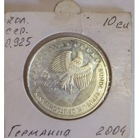 10 евро 2004 - Национальный парк Гамбургские ватты - серебро 925 пробы