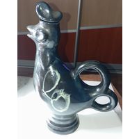 Керамический кувшин " Петух " . СССР .