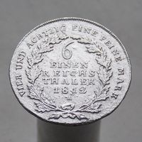 Пруссия 1/6 талера 1812