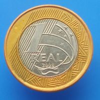 Бразилия 1 реал 2008