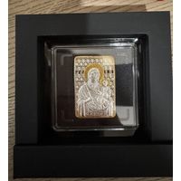 Икона Пресвятой Богородицы "Минская". Серебро 20 рублей 2010