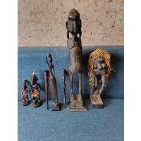 Африканские статуэтки деревянные