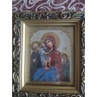 Икона Трех радостей в багетной рамке 16/14