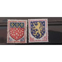 РАСПРОДАЖА ФРАНЦИЯ 1962г. Полная серия. Гаш.