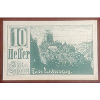 Нотгельды Австрия Грамаштеттен 10 геллеров 1920 год