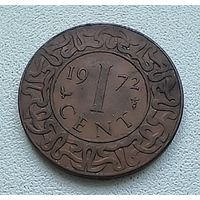 Суринам 1 цент 1972 1-7-38