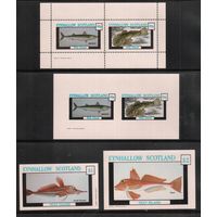 Эйнхаллоу(Шотландские ос-ва)-1982 , ** ,  Морская Фауна, Рыбы(8)