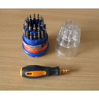 Набор бит для точных работ с рукояткой новый