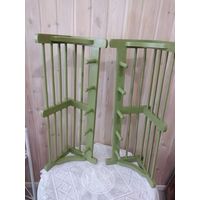 Вешалки  2 шт. дубовые, редизайн, 70-х.