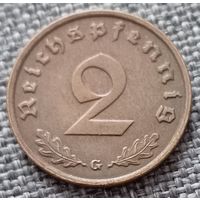 2 рейхспфеннига 1939 G