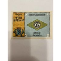 Нотгельд 75 пфеннигов 1921 год. Буфнех. Веймарская республика - 2201