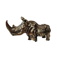 Статуэтка миниатюра Носорог Бронза