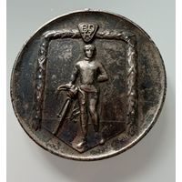Медаль. Спортивная. Велоспорт 1927 г. . СЕРЕБРО.
