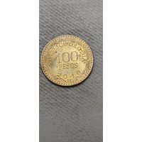 Колумбия 100 песос 2016
