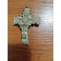 Старый крестик штурвал нательный