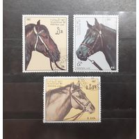 Лаос. 1987 год. Фауна. Лошади (114)