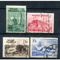 Бельгия - 1938г. - международная выставка "Вода", архитектура - 4 марки - полная серия, гашёные [Mi 482-485]. #2-Bc-36-B-1