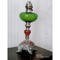 Антикварная керосиновая лампа Франция Art Nouveau 1890-1910 гг