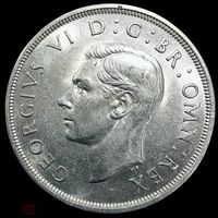 1 крона 1937 Великобритания UNC 28 грамм серебро