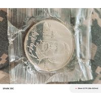 1 рубль Чехов в запайке пруф