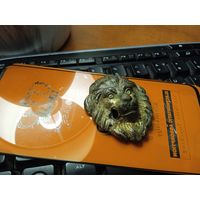 Дверная ручка голова льва.