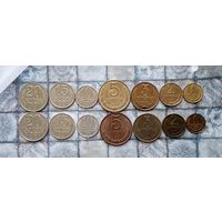 Сборный лот монет СССР 1991 года на 2 монетных двора. Всего 14 штук в достойном сохране!