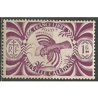 Новая Каледония. Нелетающая птица Каду. 1942г. Mi#278.