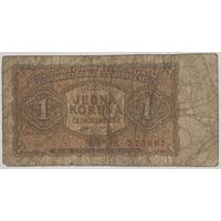 Чехословакия 1 крона 1953 г.