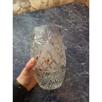 Винтажная хрустальная ваза