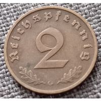 2 рейхспфеннига 1937 G