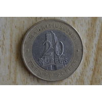 Маврикий 20 рупий 2007 с 1 руб