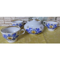 Чайный набор СССР. Барановский фарфоровый завод (Барановка), 1960-1970 гг